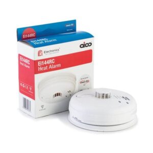 Aico Mains Heat Alarm with Base and Battery Backup - EI144