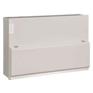 Hager 12 Way Main Switch Consumer Unit & Surge Protection - White - VML112SPD