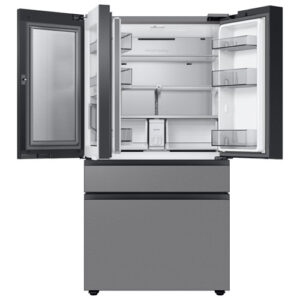 Samsung BESPOKE 36" 22.8 cu. ft. 4 Door Refrigerator with Water Dispenser - Stainless Steel