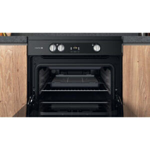 Hotpoint HDM67I9H2CB/U Electric Cooker with Induction Hob - Black