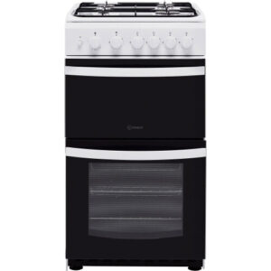 Indesit Cloe ID5G00KMW 50cm Gas Cooker – White