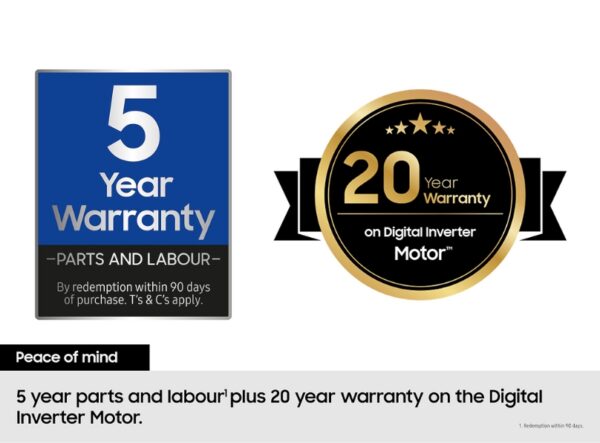 Samsung DV90T6240LN 9kg Heat Pump Tumble Dryer - Image 2