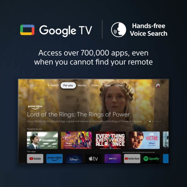 SONY BRAVIA X75WL 50 inch LED 4K HDR Google TV - KD50X75WLPU - Image 8